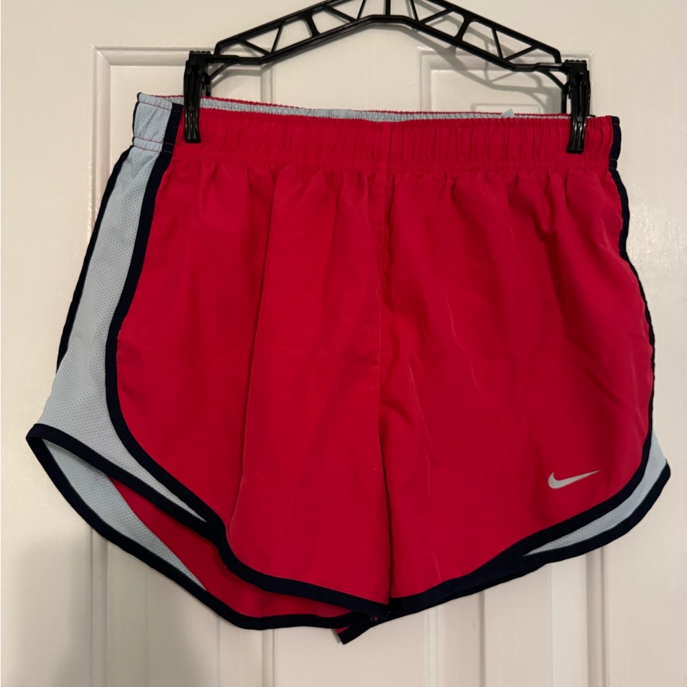 Nike Women's Tempo Pink Running Shorts with Contrast Trim